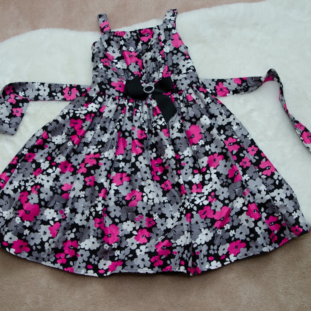 Sweet Heart Rose Dress-Floral-Girls-Size S (7)